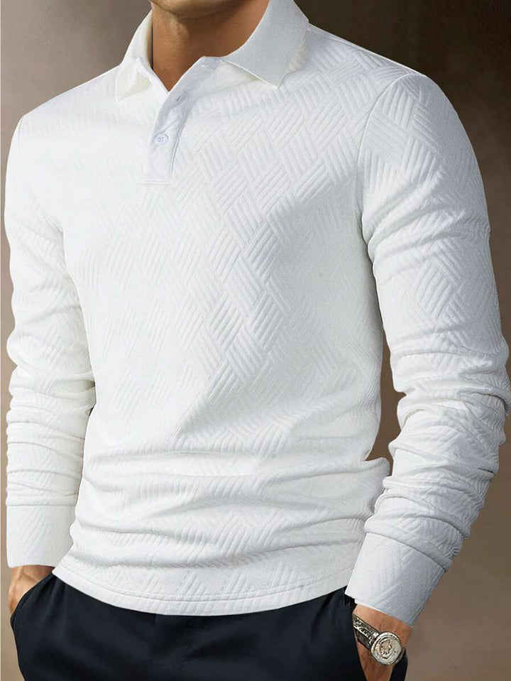 Herren Langarm Polohemd Echoarchiv