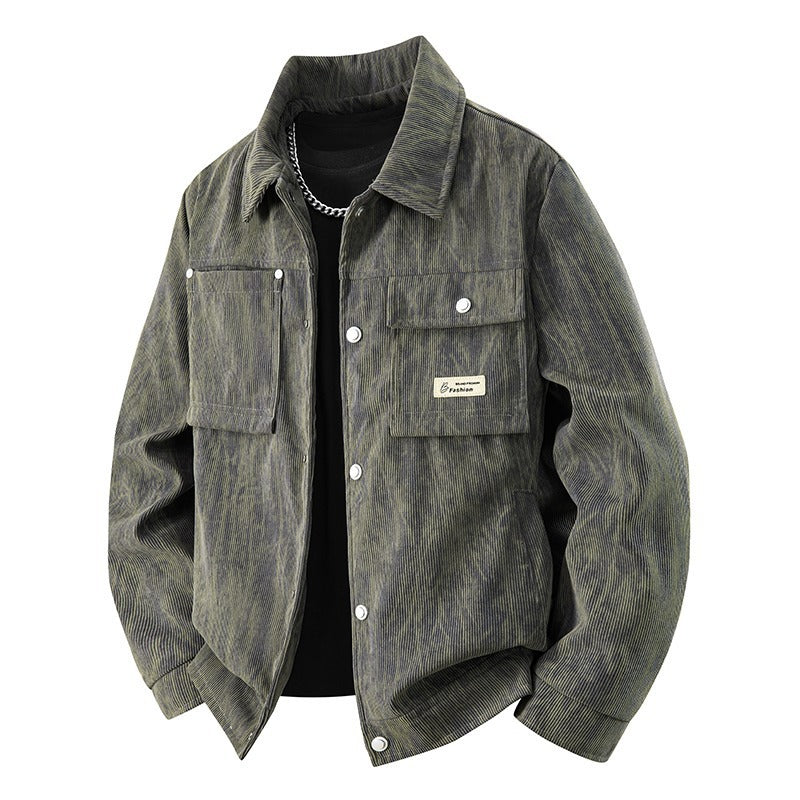 Herren Cordjacke mit praktischen Taschen Echo Archiv