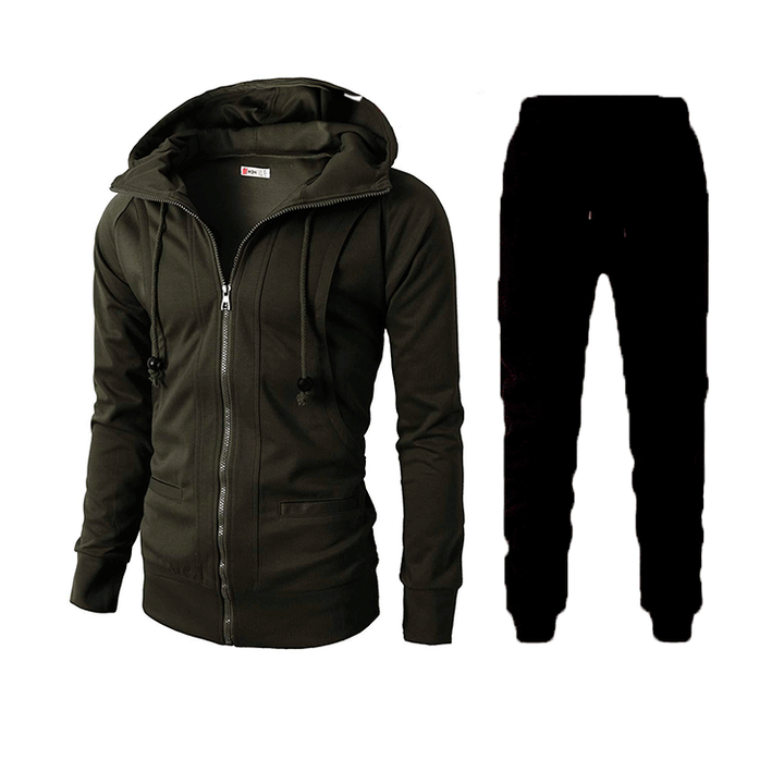 Herren Sportlicher Hoodie und Jogginghose Set mit hochwertigem Material und Funktionalität Echoarchiv