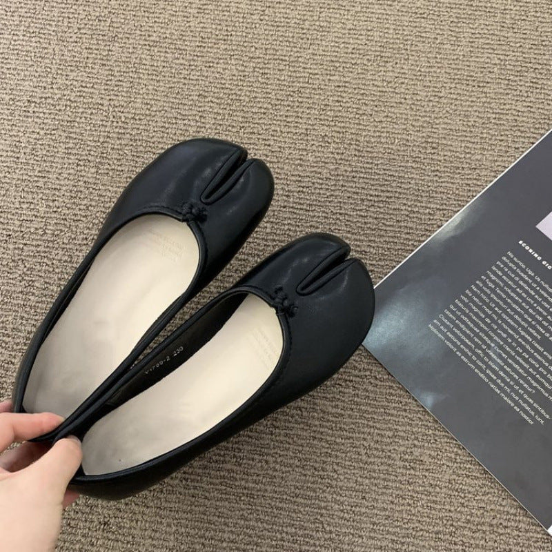 Damen Ballerinas mit eleganter Schlitz-Details und bequemer Innensohle Echoarchiv