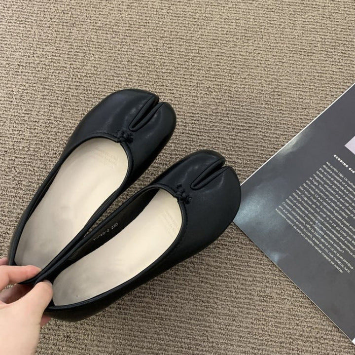 Damen Ballerinas mit eleganter Schlitz-Details und bequemer Innensohle Echoarchiv