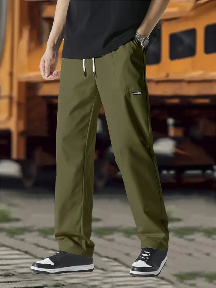 Herren Bequeme und Stilvolle Freizeithose Echo Archiv