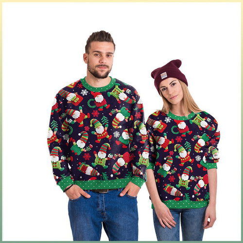 Damen Lustiger Weihnachtspullover Echoarchiv