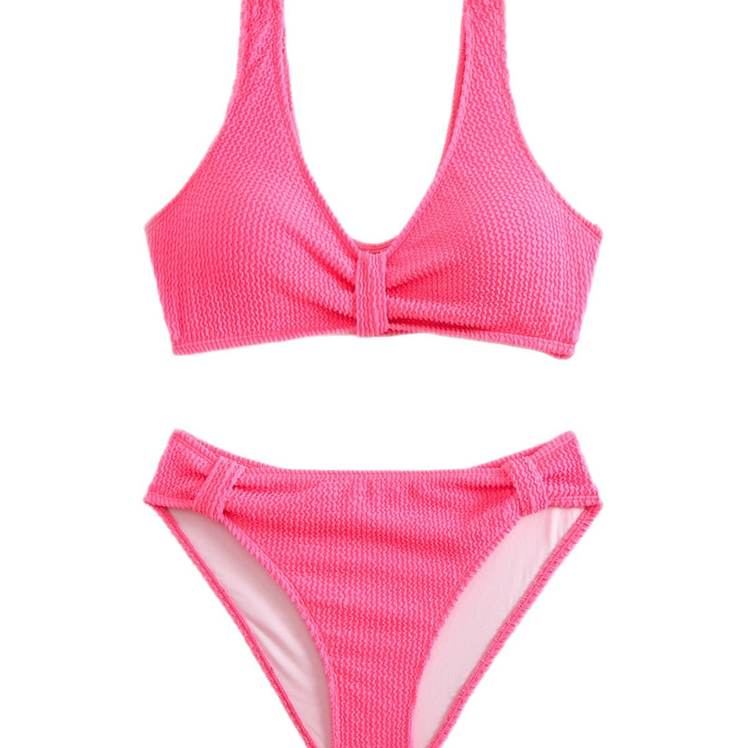 Damen Strandbikini-Set mit stylischem Wellenmuster Echo Archiv