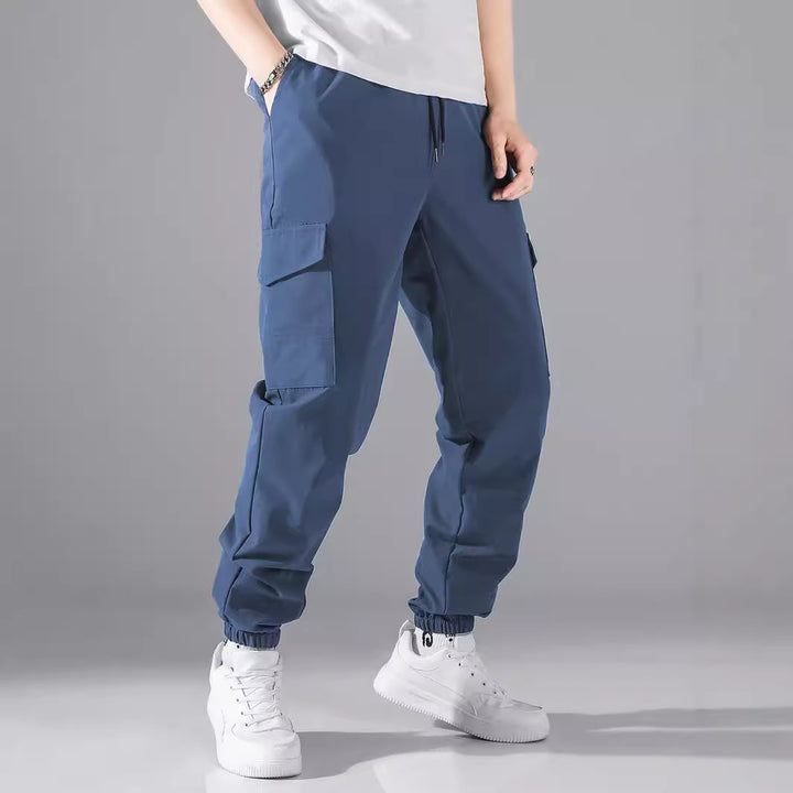 Herren Cargo-Jogginghose mit elastischem Bund und vielseitigen Taschen Echoarchiv