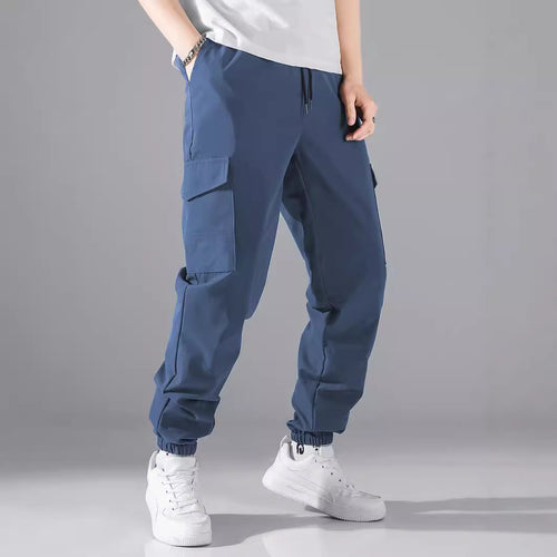 Herren Cargo-Jogginghose mit elastischem Bund und vielseitigen Taschen Echoarchiv