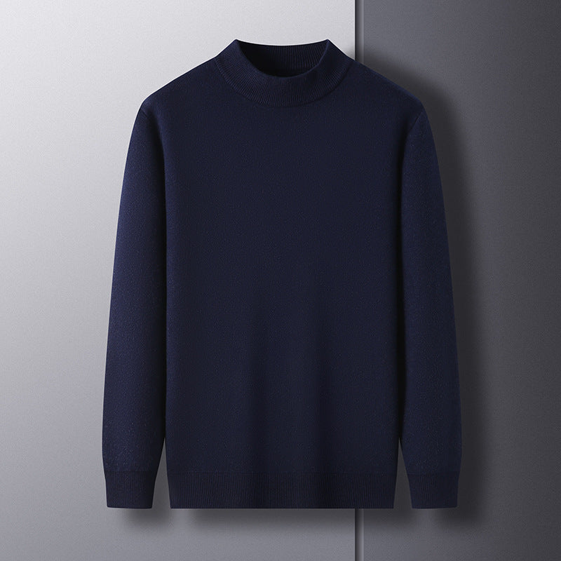 Herren Feiner Rollkragenpullover aus hochwertiger Baumwollmischung Echoarchiv