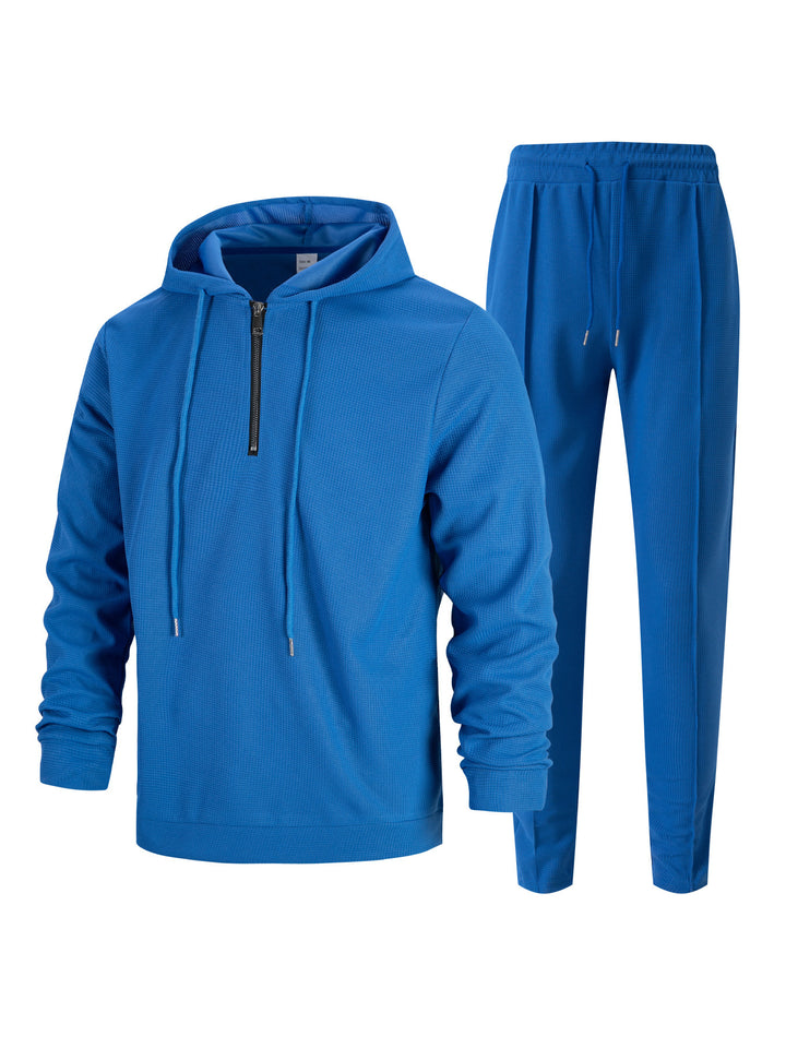 Herren Sportliches Hoodie- und Jogginghosen-Set mit atmungsaktivem Material und modischen Akzenten Echoarchiv