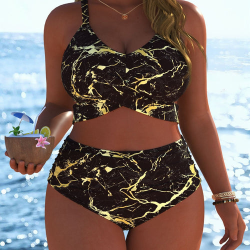 Damen Bikinis mit festem Halt und modischen Mustern Echo Archiv