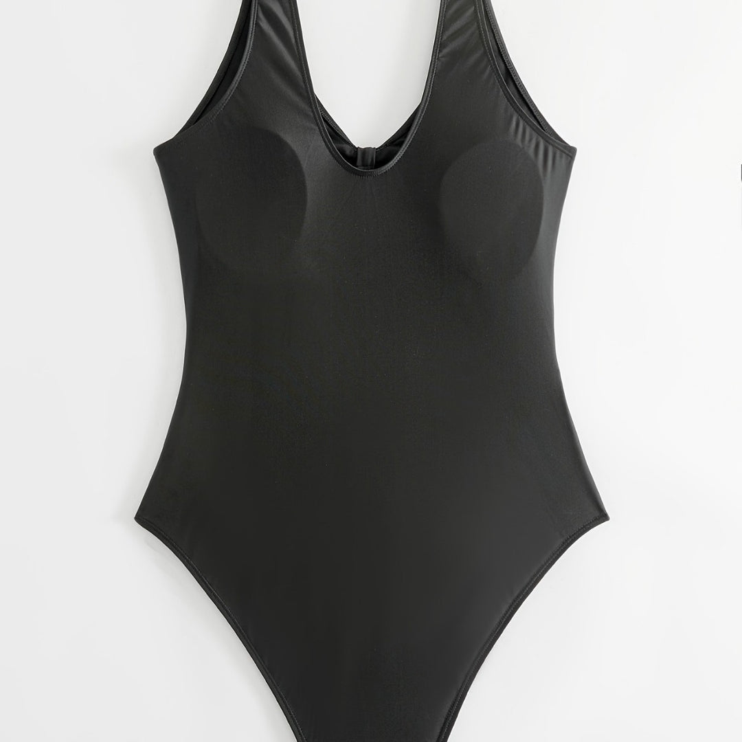 Damen Einteiliger Badeanzug mit modischem Cut-Out-Design Echo Archiv