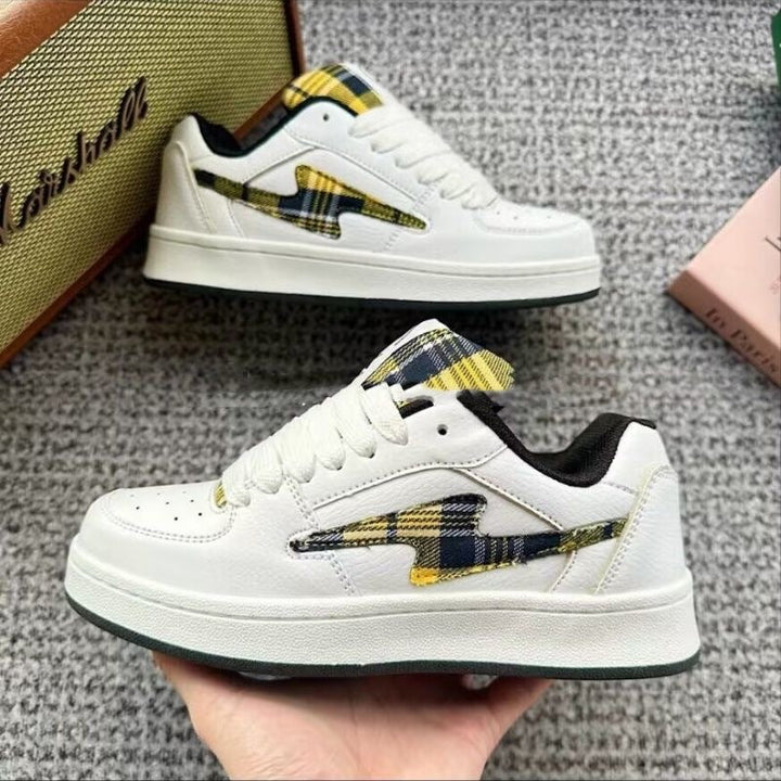 Damen Modische Sneakers mit kariertem Design und komfortabler Dämpfung Echo Archiv