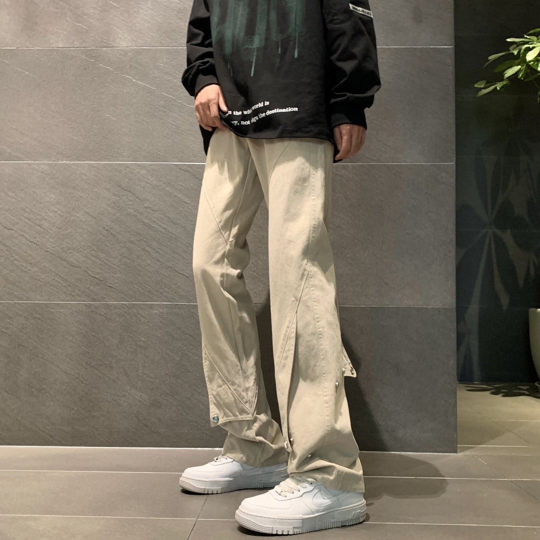 Herren lässige Utility-Hosen mit multifunktionalen Taschen und verstellbarem Bund Echoarchiv
