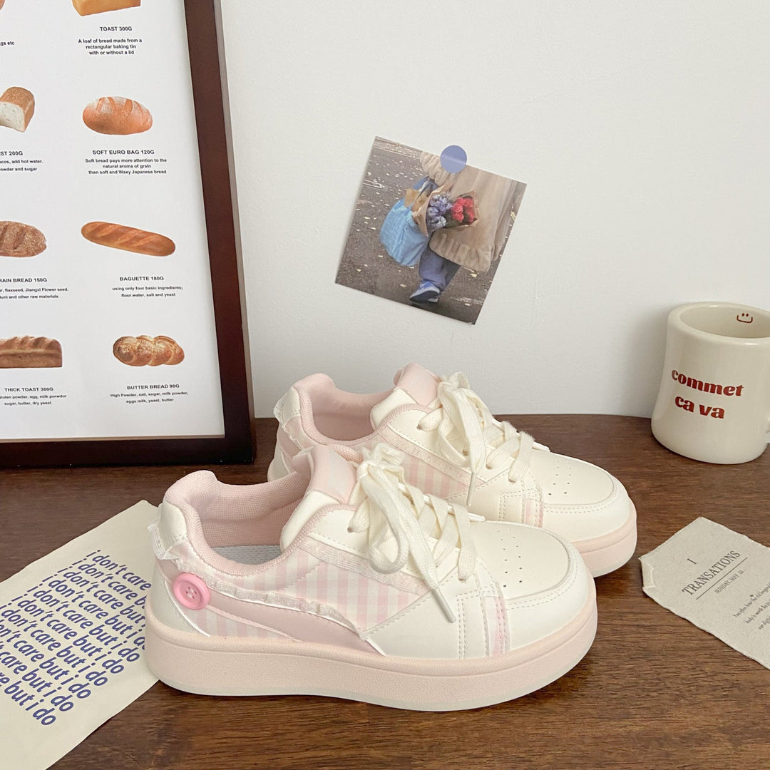 Damen Sneakers mit verspielten Karomustern und dämpfender Sohle Echo Archiv