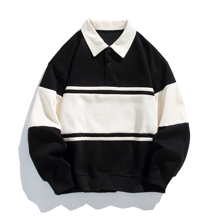 Herren lässiger Poloshirt-Pullover Echoarchiv
