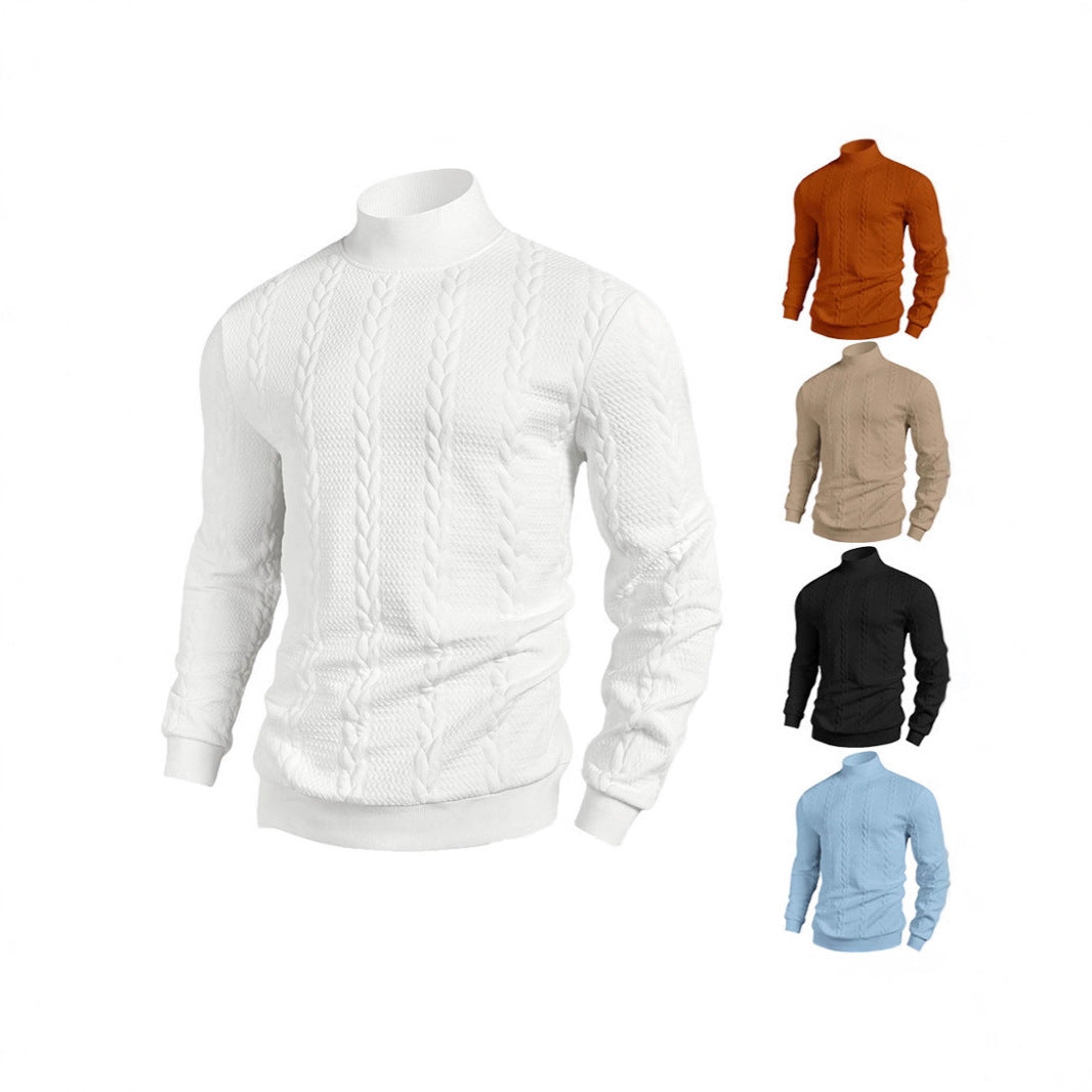 Herren Strickpullover mit hohem Kragen Echoarchiv