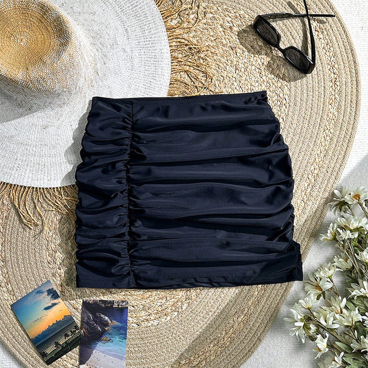 Damen Hochwertiger Rüschenshorts mit elastischem Bund Echo Archiv