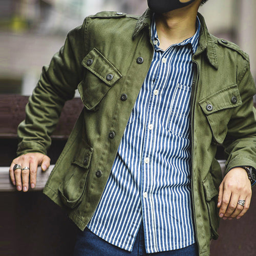 Herren robuste Utility-Jacke mit großzügigen Taschen und verstärkten Nähten Echoarchiv