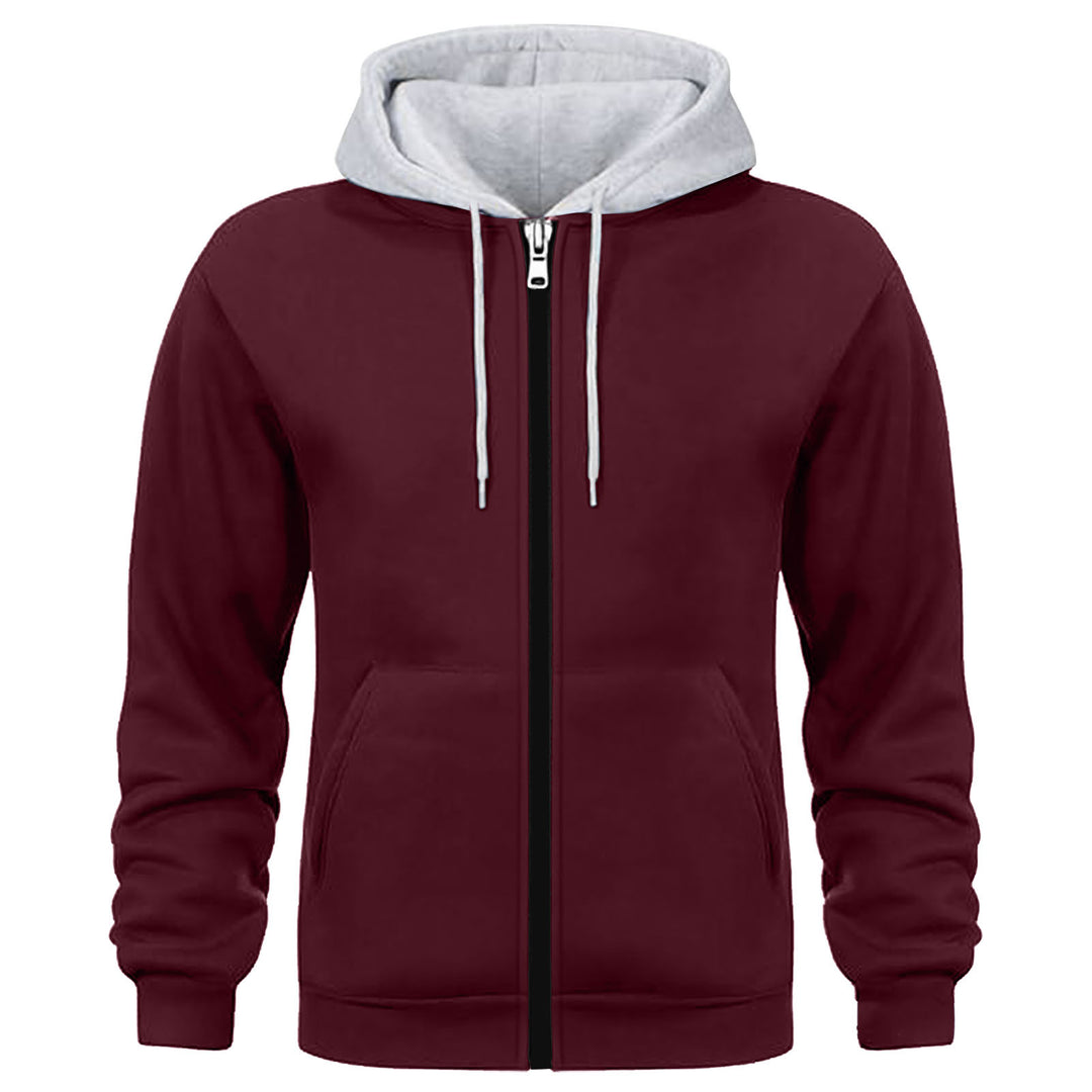 Herren Kapuzenjacke mit doppellagigem Material Echoarchiv