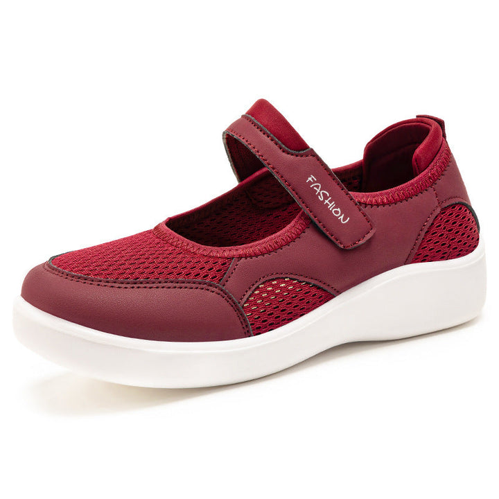 Damen Modische Sneaker mit Klettverschluss Echo Archiv