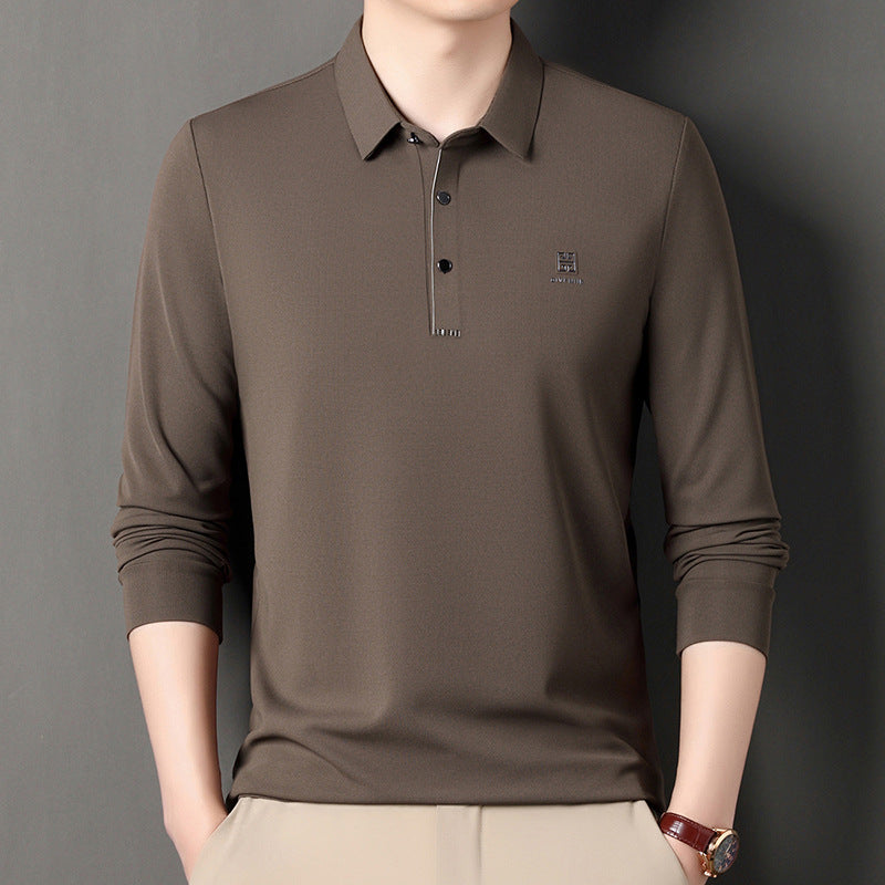 Herren sportliches Langarm Poloshirt mit innovativer Passform und feuchtigkeitsregulierendem Material Echoarchiv