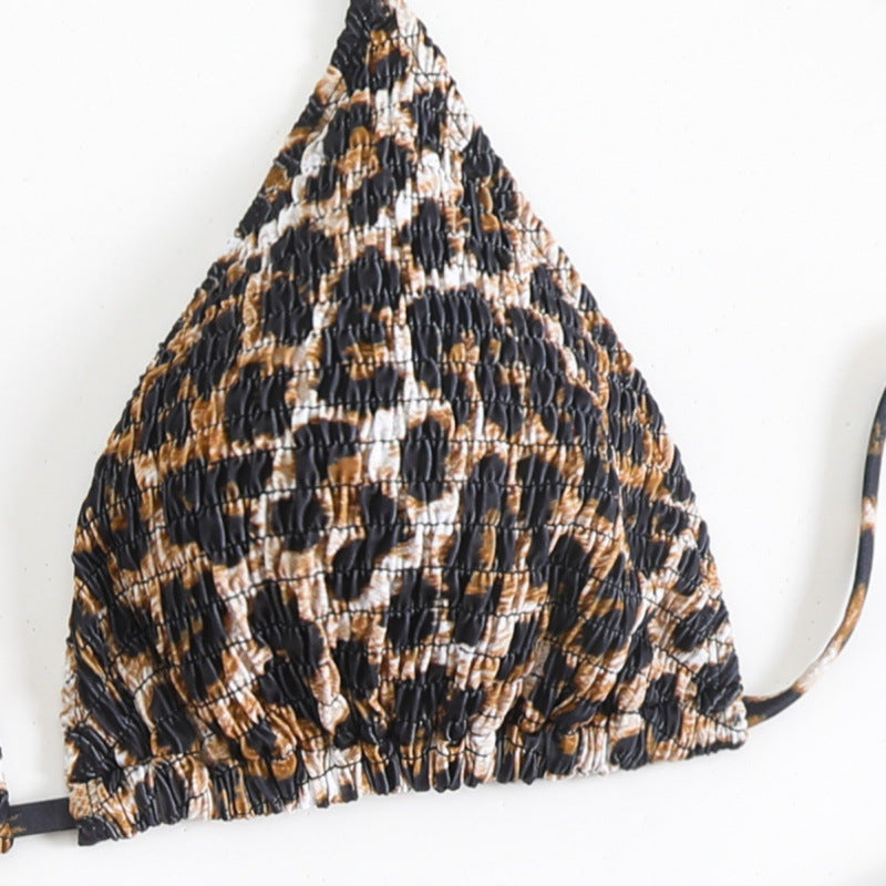 Damen Triangel-Bikini mit trendigem Animalprint und hohem Beinausschnitt Echo Archiv