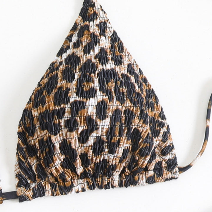 Damen Triangel-Bikini mit trendigem Animalprint und hohem Beinausschnitt Echo Archiv