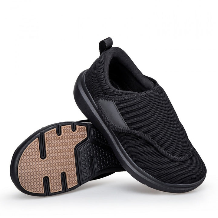 Herren Atmungsaktive Slip-On Sneaker mit Klettverschluss Echoarchiv