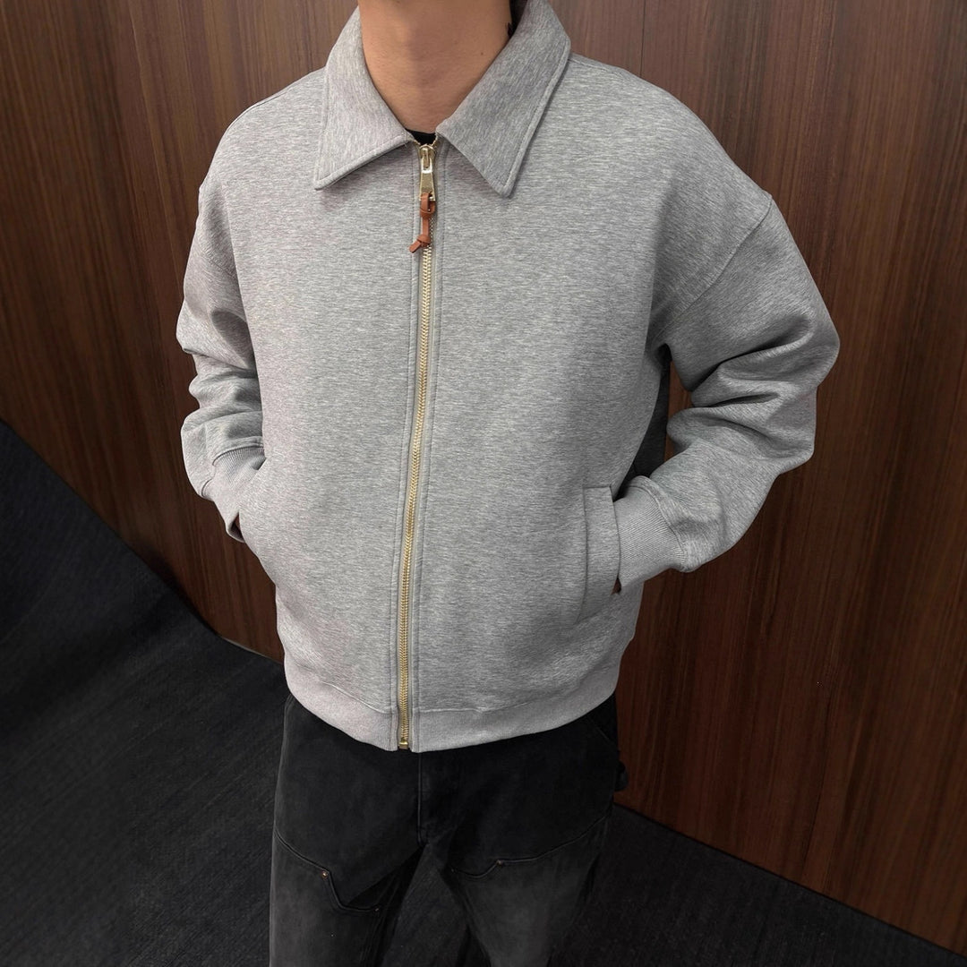 Herren Komfortable Sweatjacke mit Reißverschluss Echo Archiv