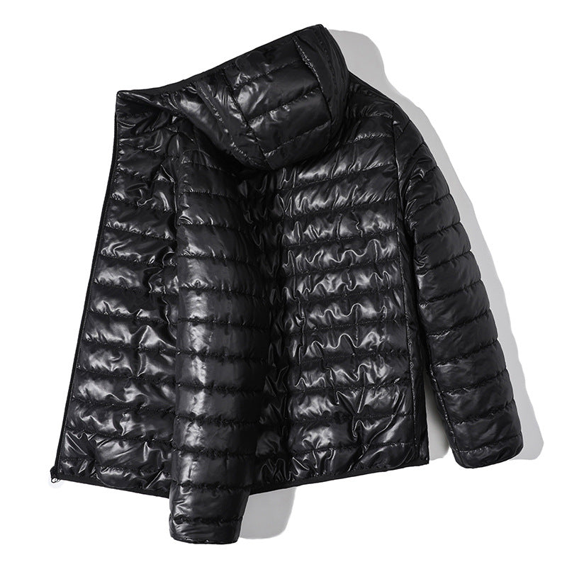 Herren leichte Steppjacke mit Kapuze und wasserabweisender Beschichtung Echoarchiv