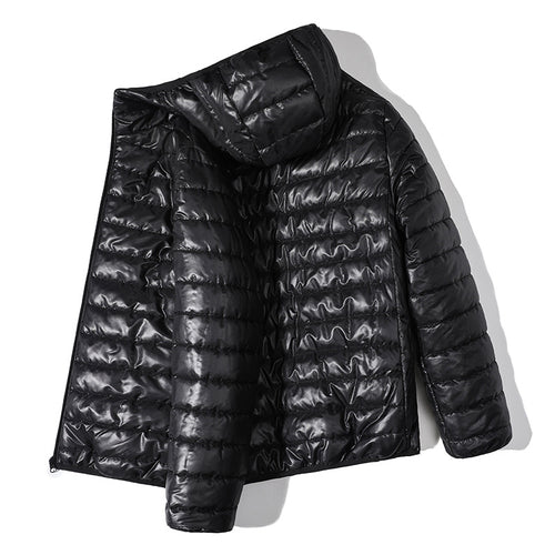 Herren leichte Steppjacke mit Kapuze und wasserabweisender Beschichtung Echoarchiv