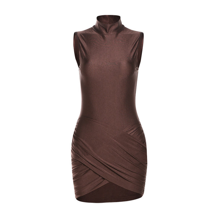 Damen Schnelles Körperbetontes Kleid mit raffiniertem Wickeldesign Echo Archiv