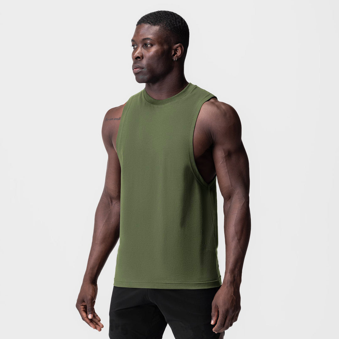 Herren Sportliches Muskelshirt mit weitem Armloch Echoarchiv
