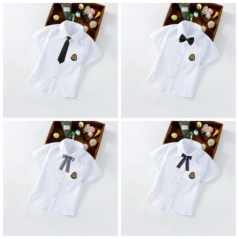 Jungen elegante kurzärmlige Bluse mit Fliege Echo Archiv