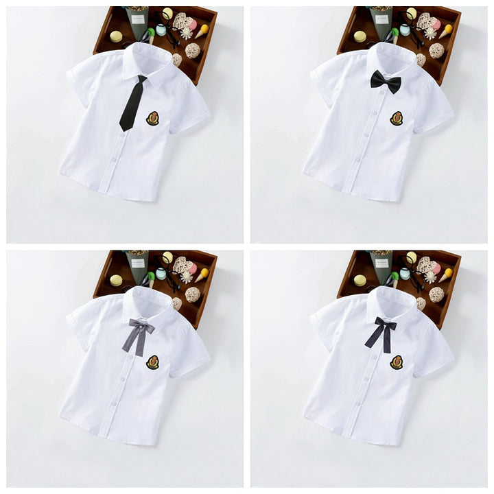 Jungen elegante kurzärmlige Bluse mit Fliege Echo Archiv
