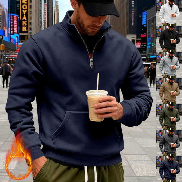 Herren Sweatshirt mit Halbreißverschluss Echoarchiv