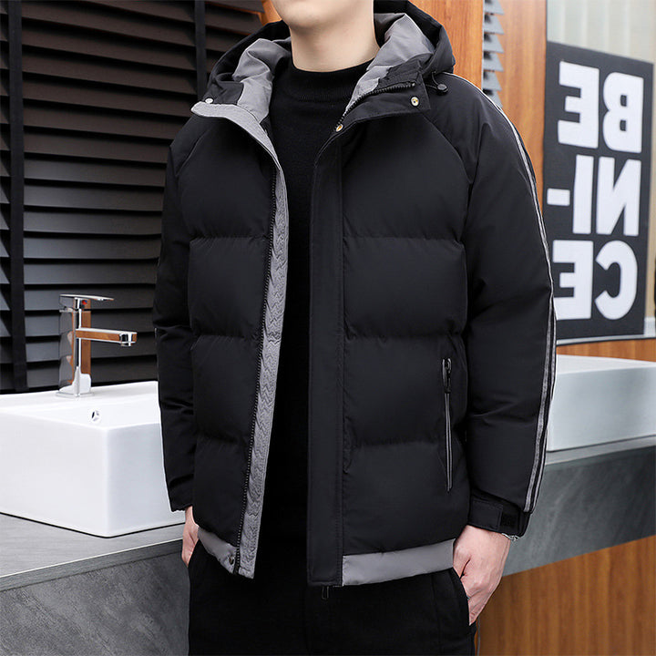 Damen Stylische Winterjacke mit Kapuze und Steppdesign Echo Archiv