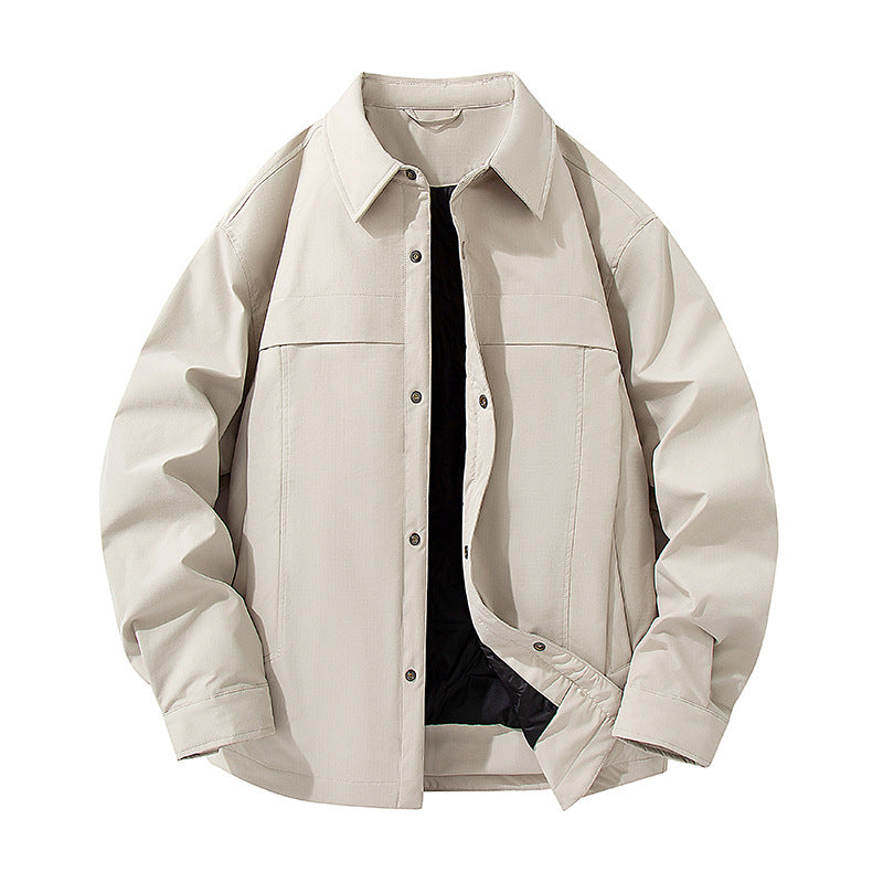 Herren Wasserdichte gesteppte Overshirt-Jacke mit Thermofutter Echo Archiv