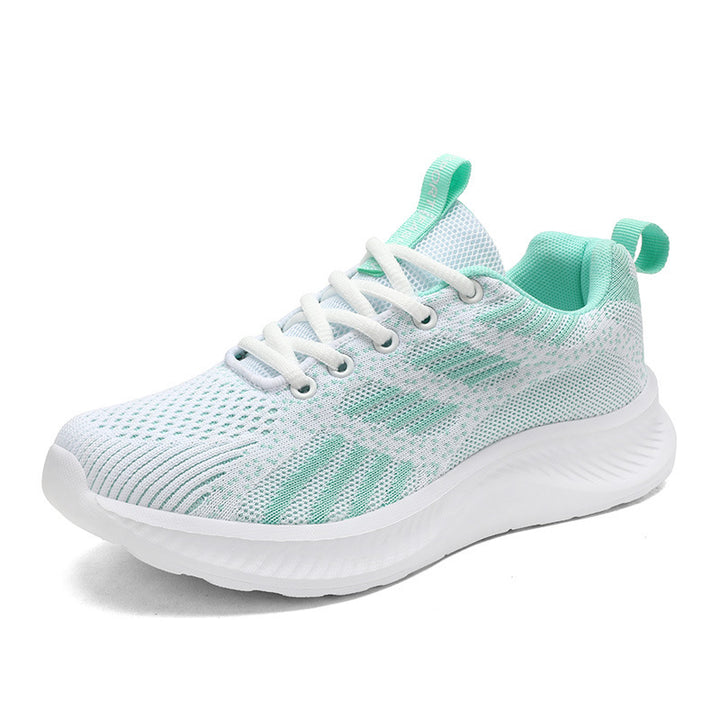 Damen nan ultraleichter Strick-Freizeitsneaker mit ergonomischer Dämpfungskernsohle und Zuglasche Echo Archiv