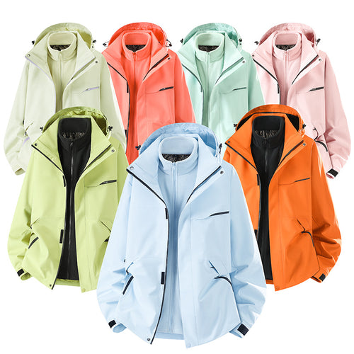 Damen funktionale Regenjacke Echo Archiv