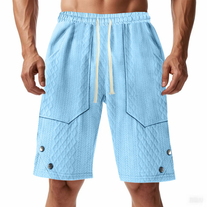 Herren lässige Cargo-Shorts mit strukturiertem Design und praktischen Seitentaschen Echoarchiv