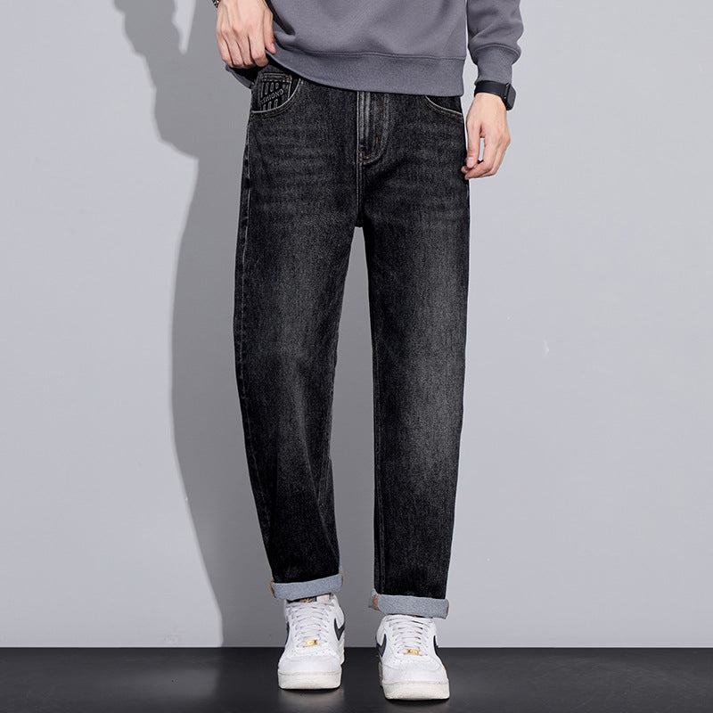 Herren Modische Jeans mit lässigem Schnitt Echoarchiv