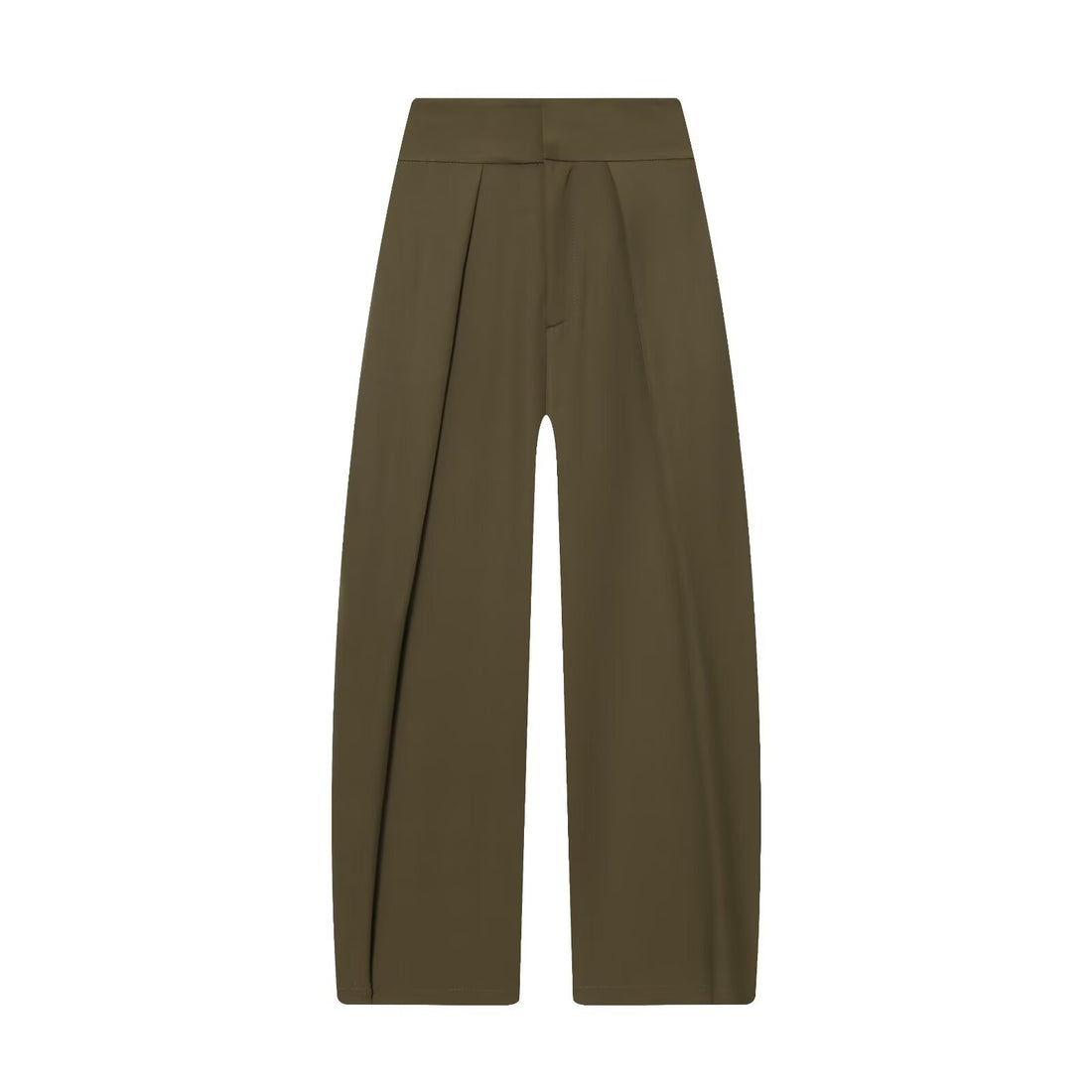 Damen Weite Highwaist-Hose mit Frontfalten und fließender Palazzo-Silhouette Echo Archiv