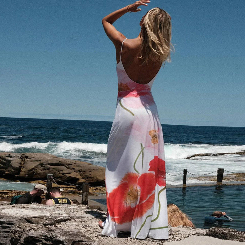 Damen Maxikleid mit floralem Muster Echo Archiv