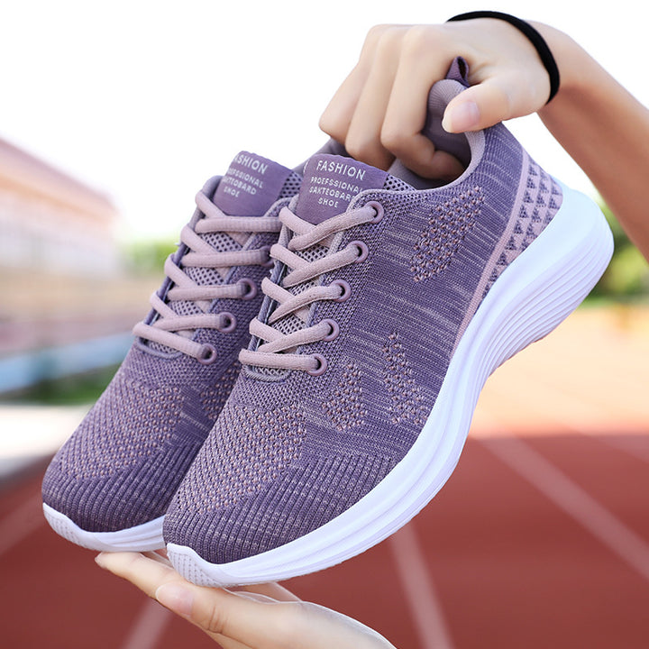 Damen nan leichte Laufschuhe mit atmungsaktivem Strickobermaterial und viskoelastischer Komfortsohle Echo Archiv