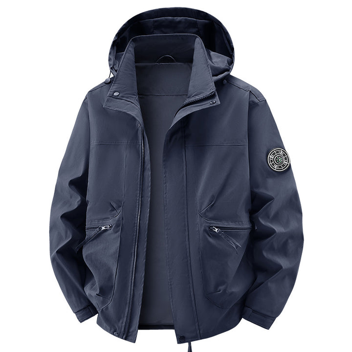 Herren Technische Wetterjacke mit abnehmbarer Kapuze Echo Archiv