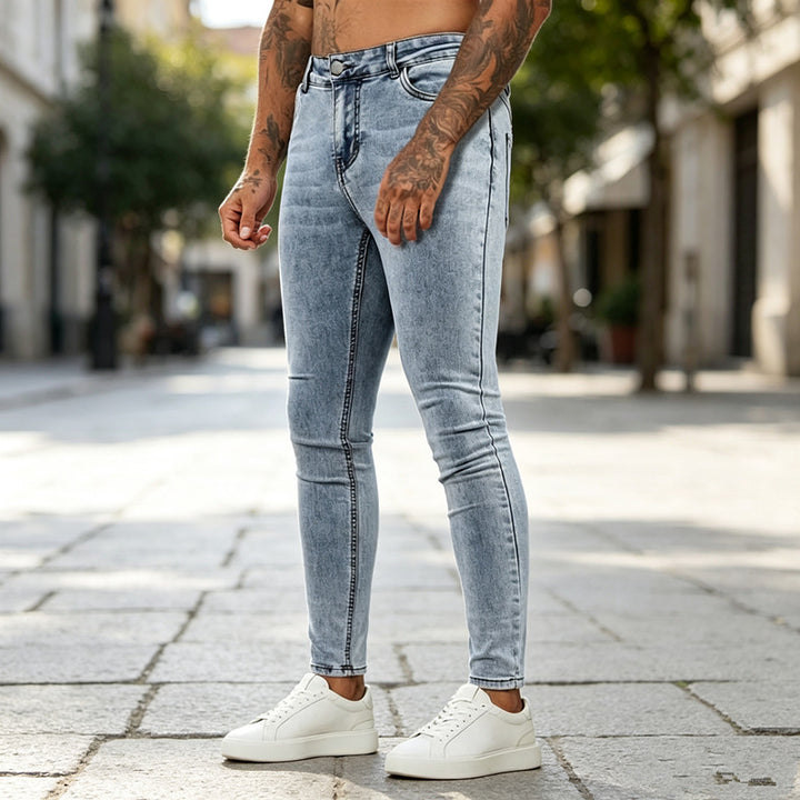 Herren Slim-Fit Denimhose Echoarchiv