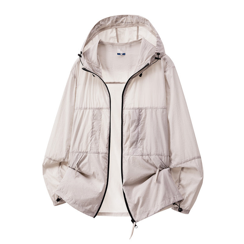 Herren Leichte Outdoor-Windjacke mit Kapuze Echo Archiv