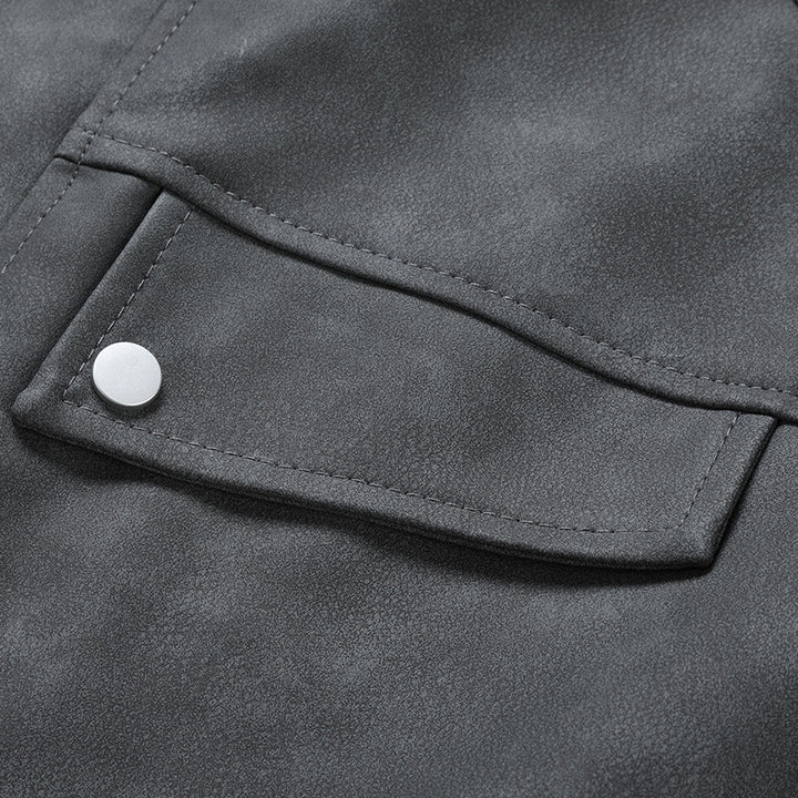 Herren lässige Utility-Jacke mit zwei Brusttaschen Echoarchiv