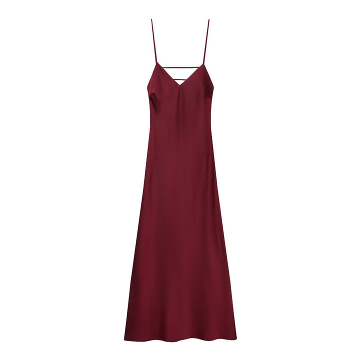 Damen Sommerliches Spaghettiträgerkleid mit schmeichelndem Schnitt und fließendem Stoff Echo Archiv