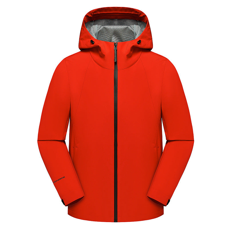 Herren dreilagige Softshell-Kapuzenjacke mit nahtversiegelter Wetterschutzmembran und ergonomischem Schnitt Echoarchiv
